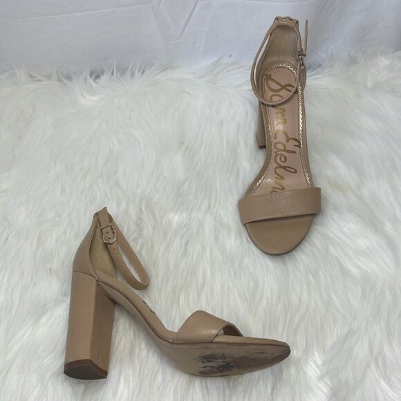 Sam Edelman Yaro Tan Strappy Sandals Sz 8 - Picture 1 of 6
